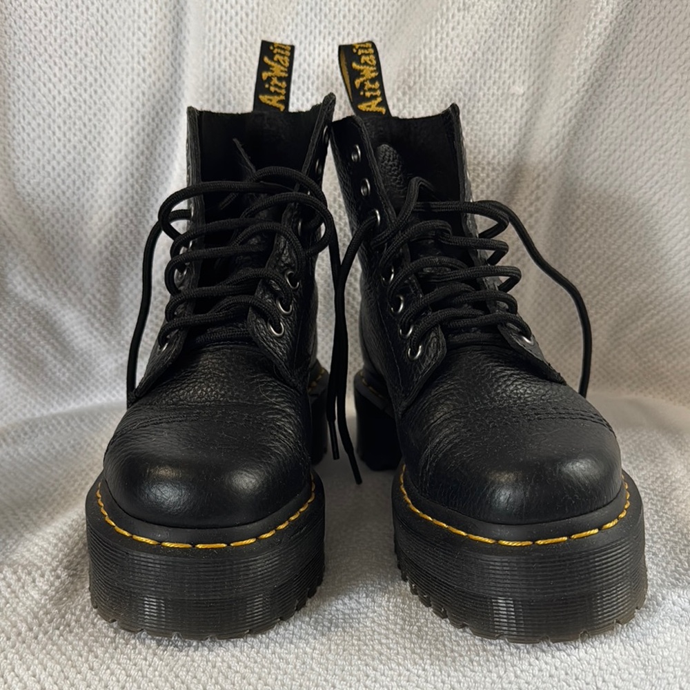 Dr. Martens Black Leather Boots